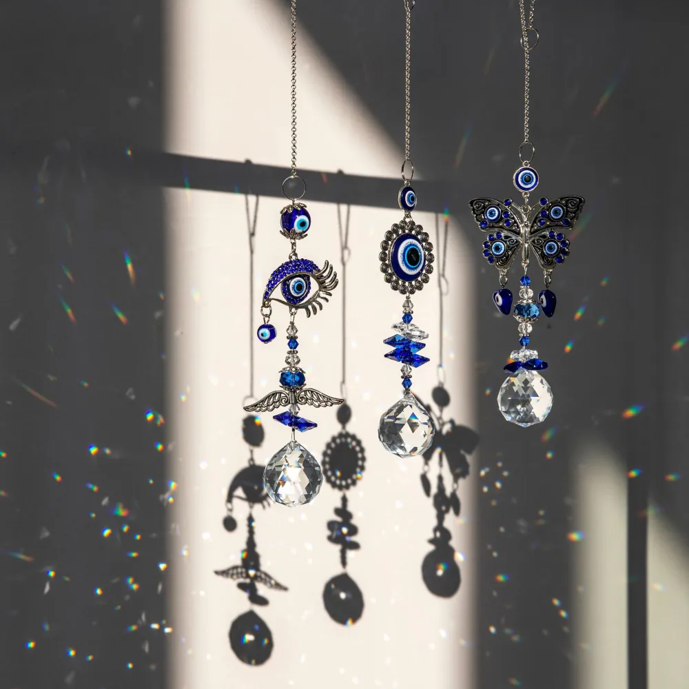 Sun Catcher Lighting Pendant Light Shadow Wind Chimes Rainbow