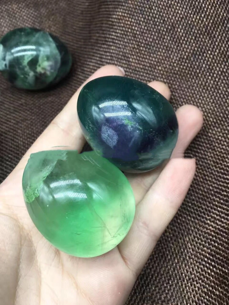 Diy Jewelry Natural Fluorite Egg Play Piece Large Random Crushed Stone