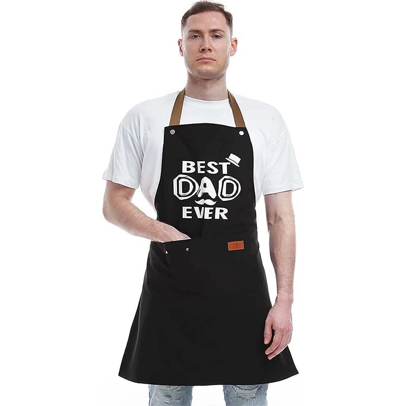 Apron Halter Contrast Color Men's Barbecue Overalls