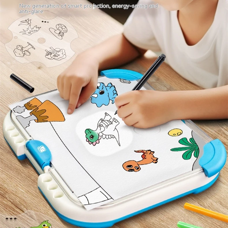 Children's Smart Copy Painting Graffiti Blackboard Projector Scientific And Educational Toy