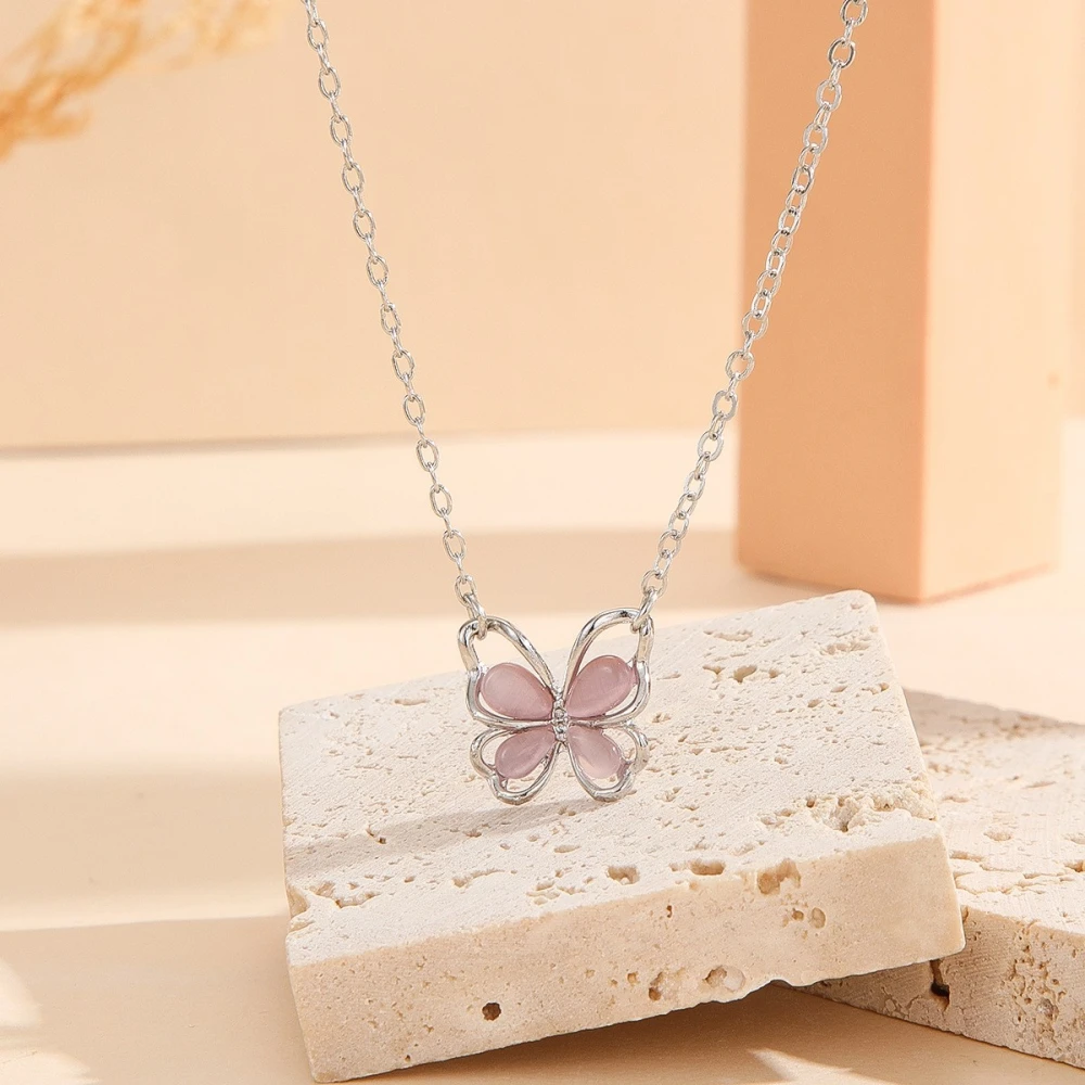 Fashion Multicolor Butterfly Pendant Accessories Necklace