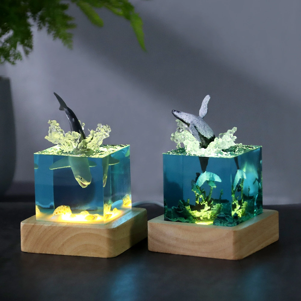 Handmade Marine Whale Resin Decorations