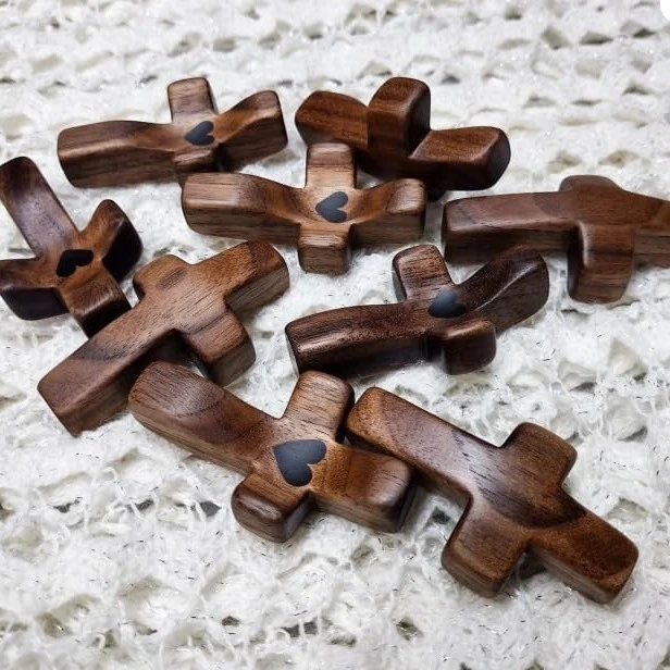 Popular Black Walnut Cross Hand Pieces