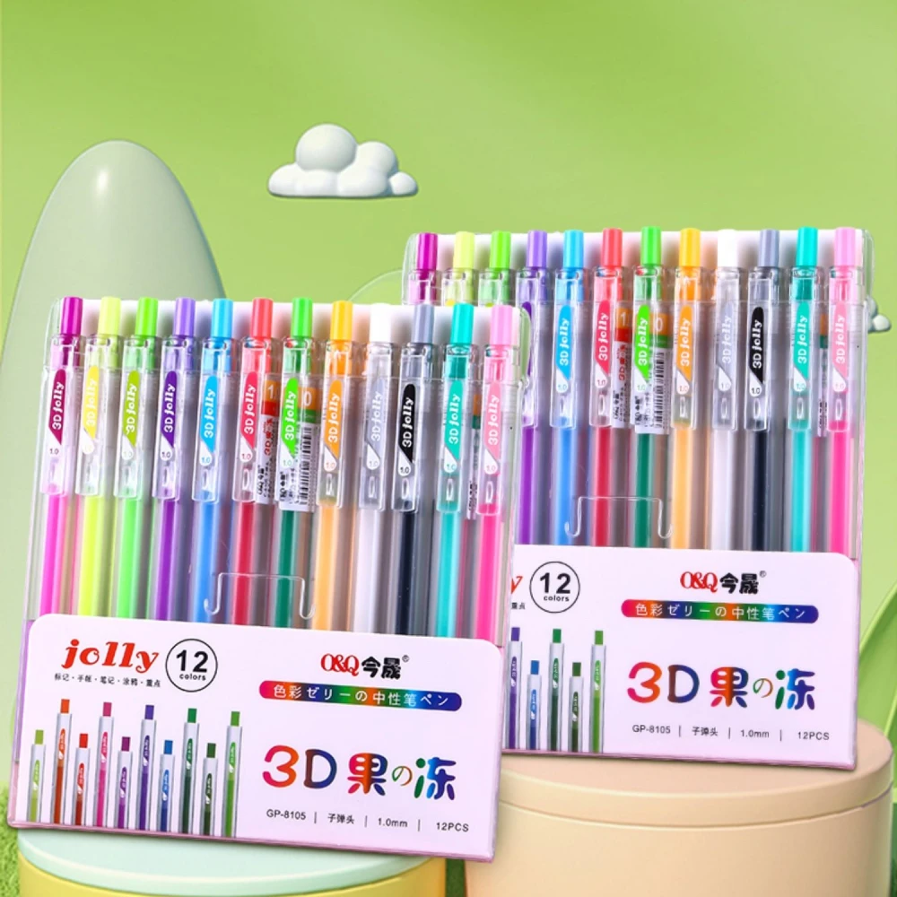 3D Jelly Gel Pen Color