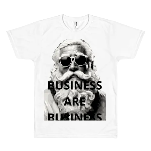 T-SHIRT SANTA CLAUS BUSINESS ARE BUSINESS
