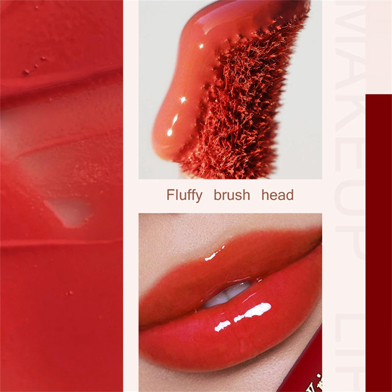 Lip Gloss, Long Lasting Moisturizing Lip Gloss Portable Lipsticks