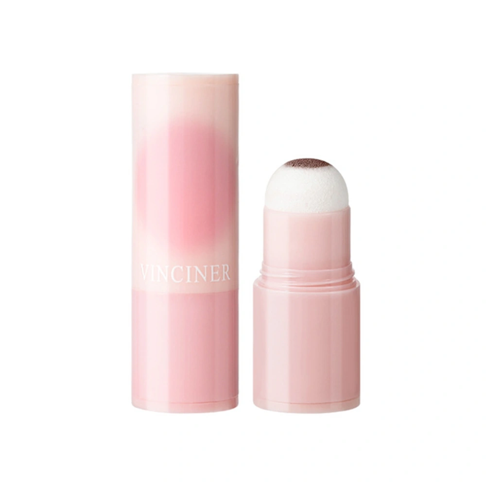 Cream Blush Stick with Sponge Natural-Looking Blush Tint for Cheeks