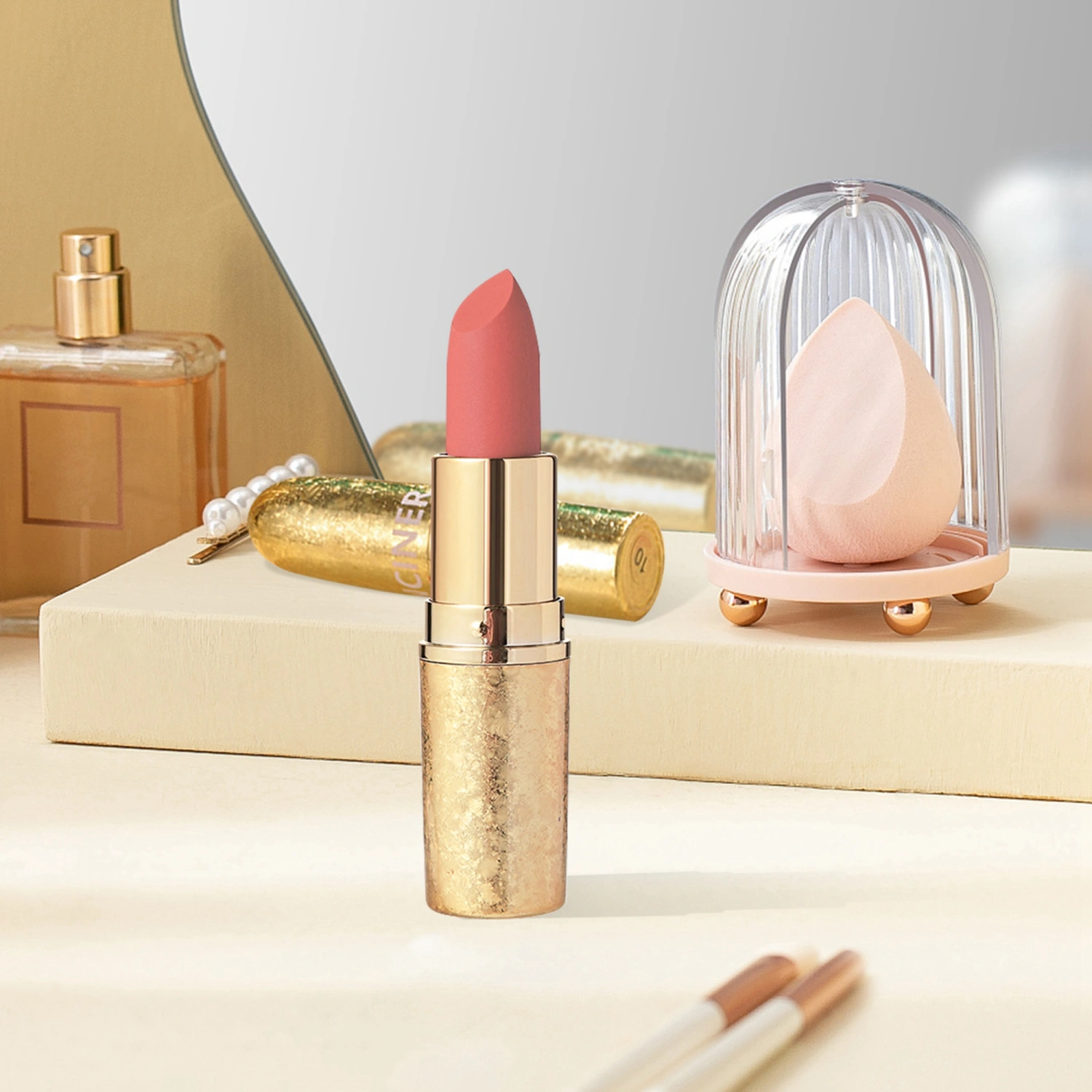 Matte Lipstick, Moisturizing Velvet Lipstick Makeup Cosmetics