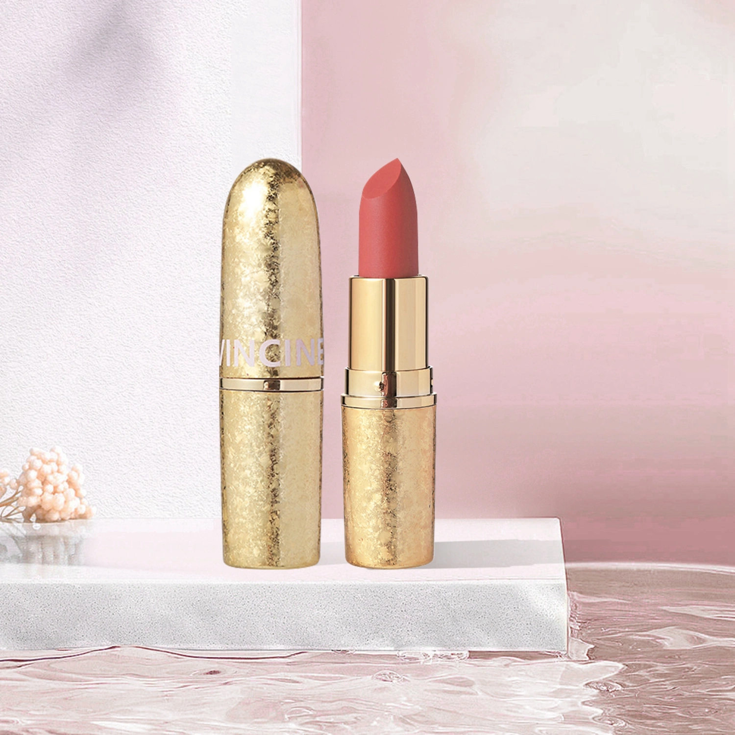Matte Lipstick, Moisturizing Velvet Lipstick Makeup Cosmetics