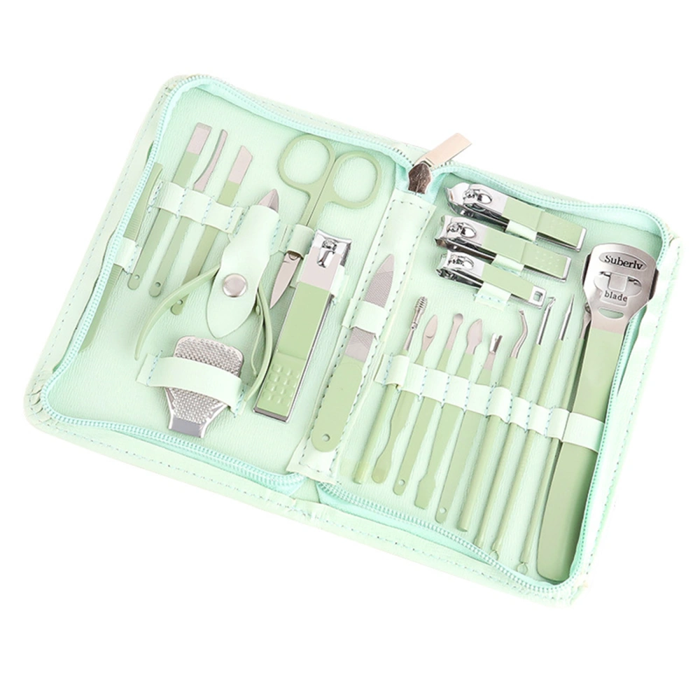 Professional Manicure Kit Stainless Steel Pedicure Kit with Case