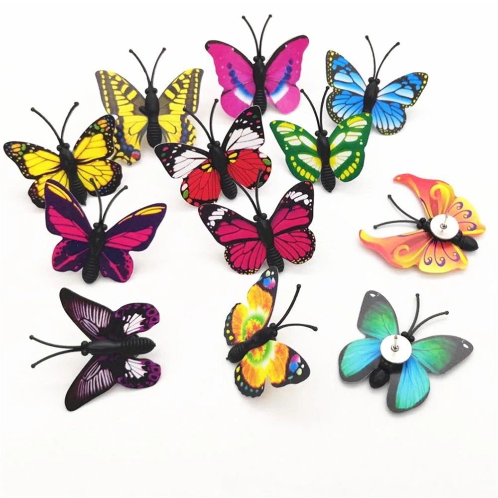 Colorful Butterfly Thumb Tacks Decorative Push Pins for Bulletin Board