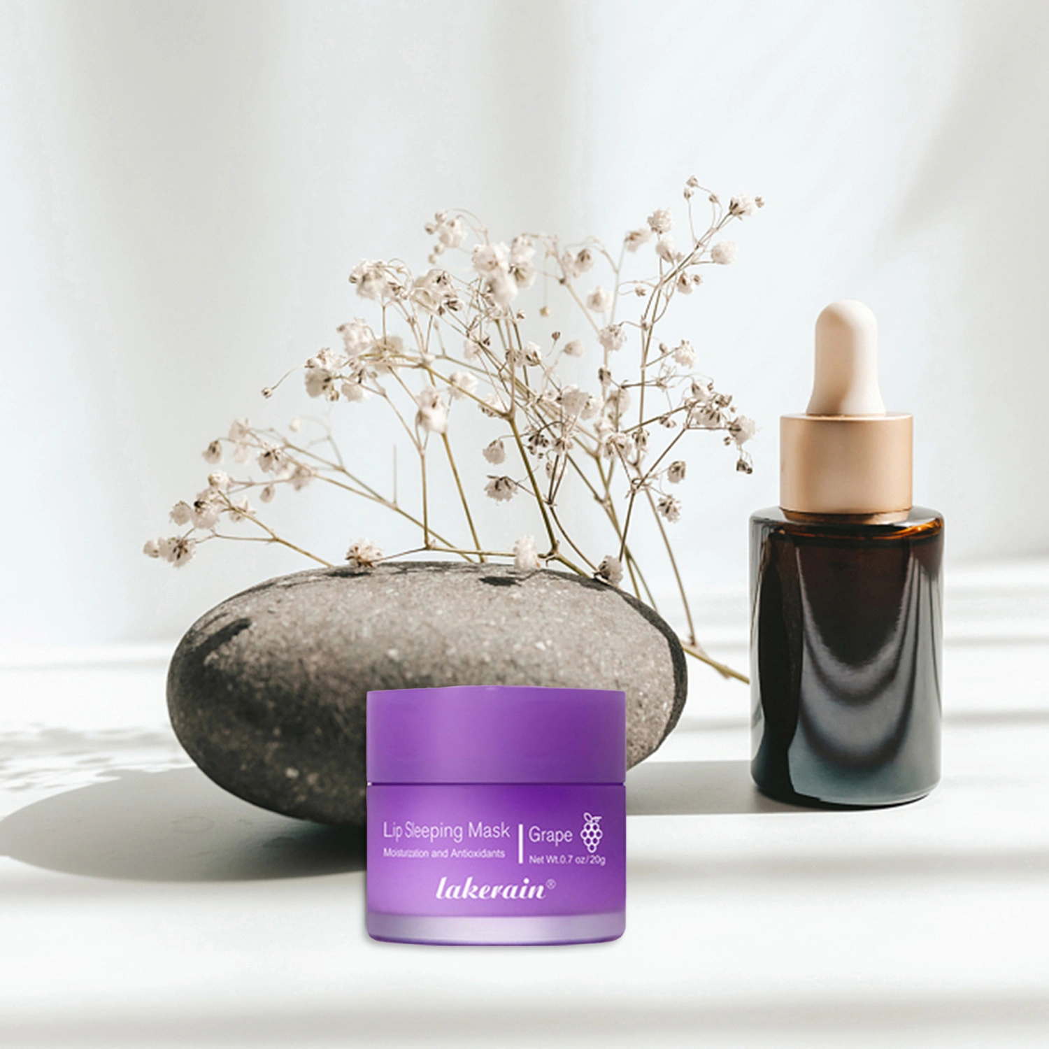 Lip Sleeping Mask, Moisturizing Lip Mask for Chapped Cracked Dry Lips