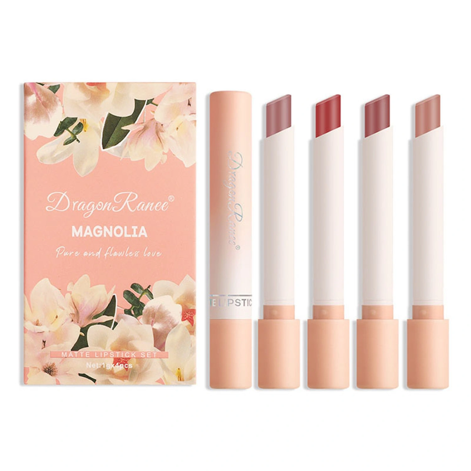 Matte Lipstick Set with Box, Long Lasting Non-Stick Cup Lip Stick