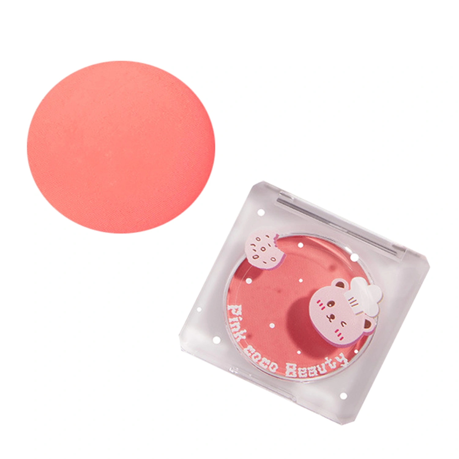 Powder Blush Mineral-Based Pressed Powder Blush Matte Finish Blush