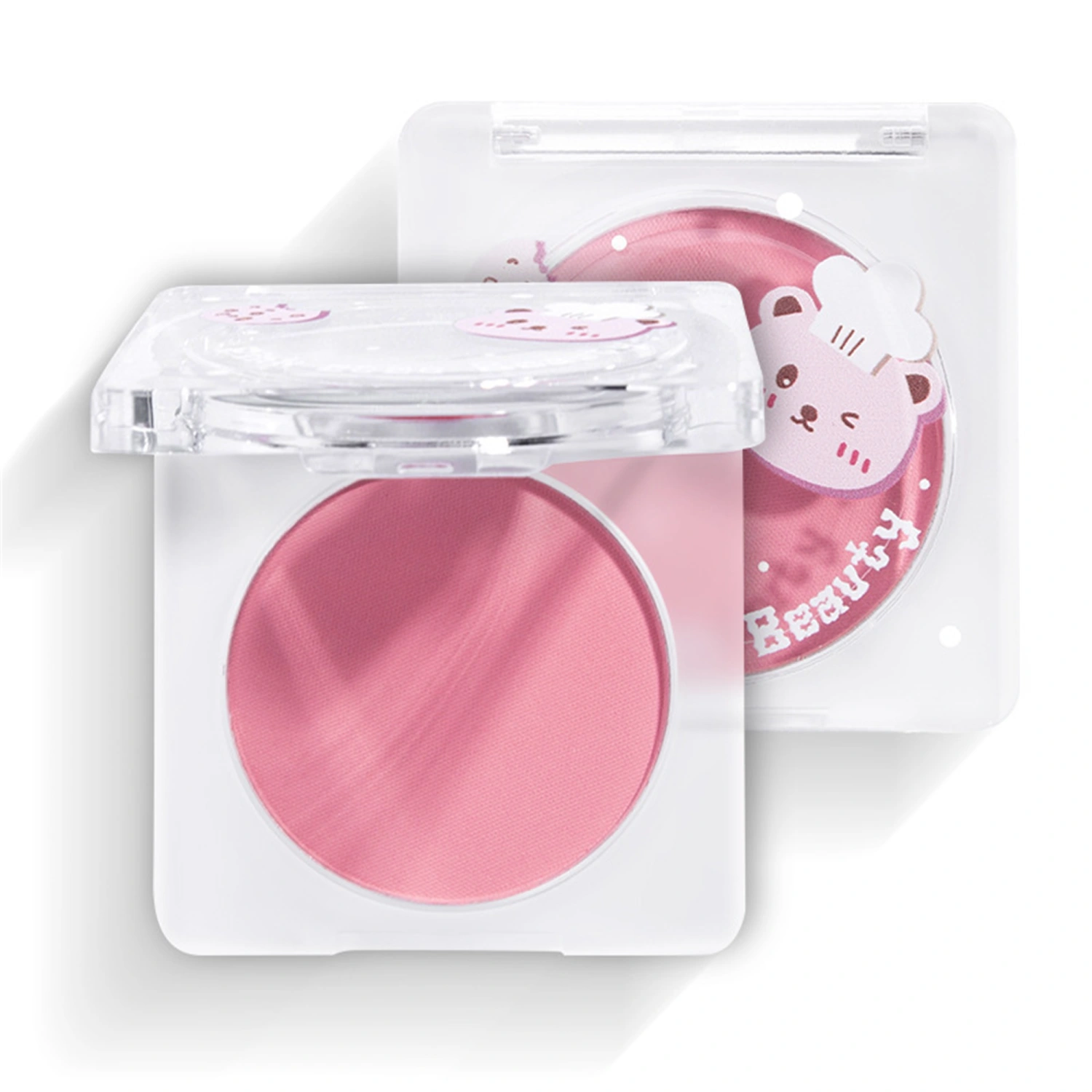 Powder Blush Mineral-Based Pressed Powder Blush Matte Finish Blush