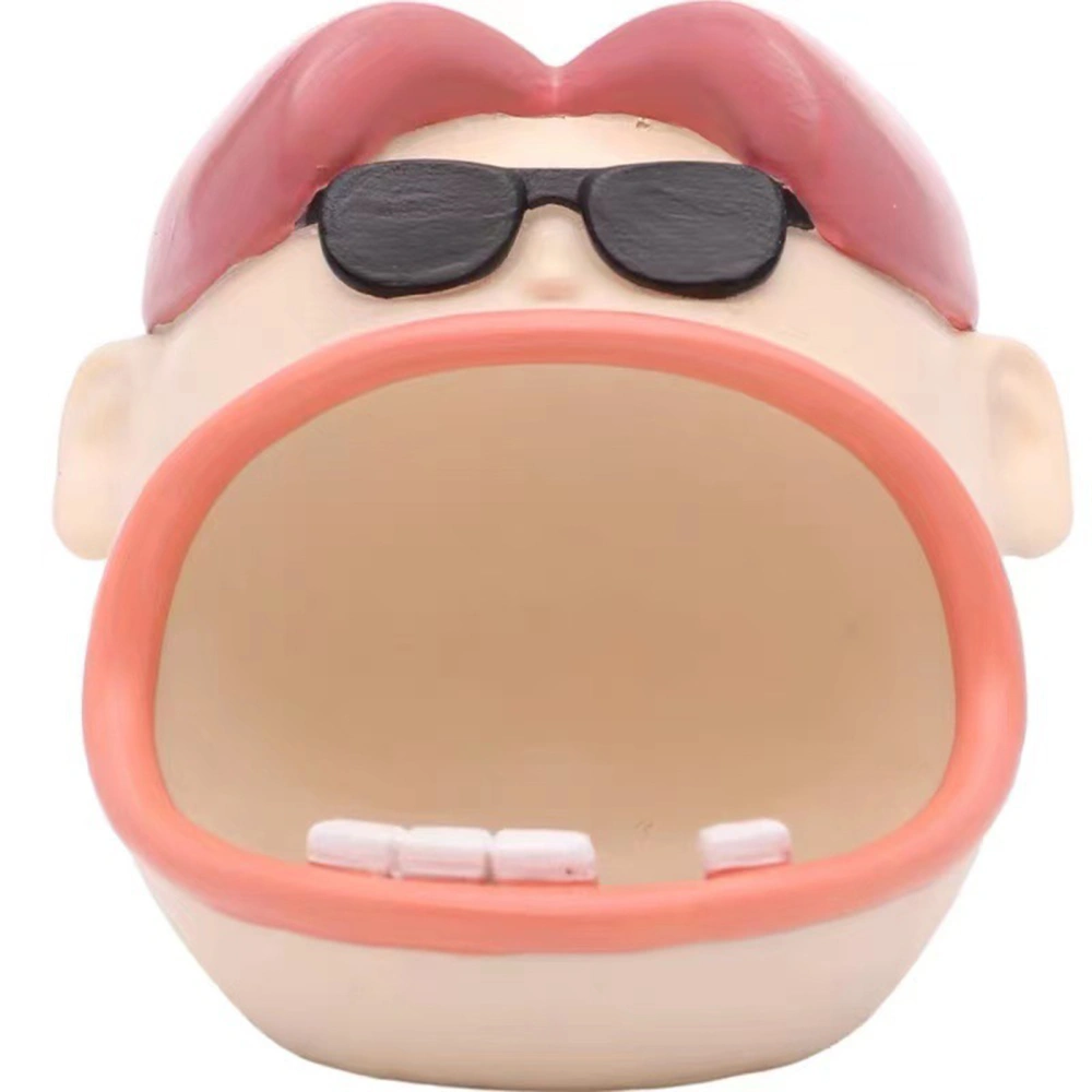 Jewelry Storage Box, Funny Big Mouth Cartoon Character Ash Trays