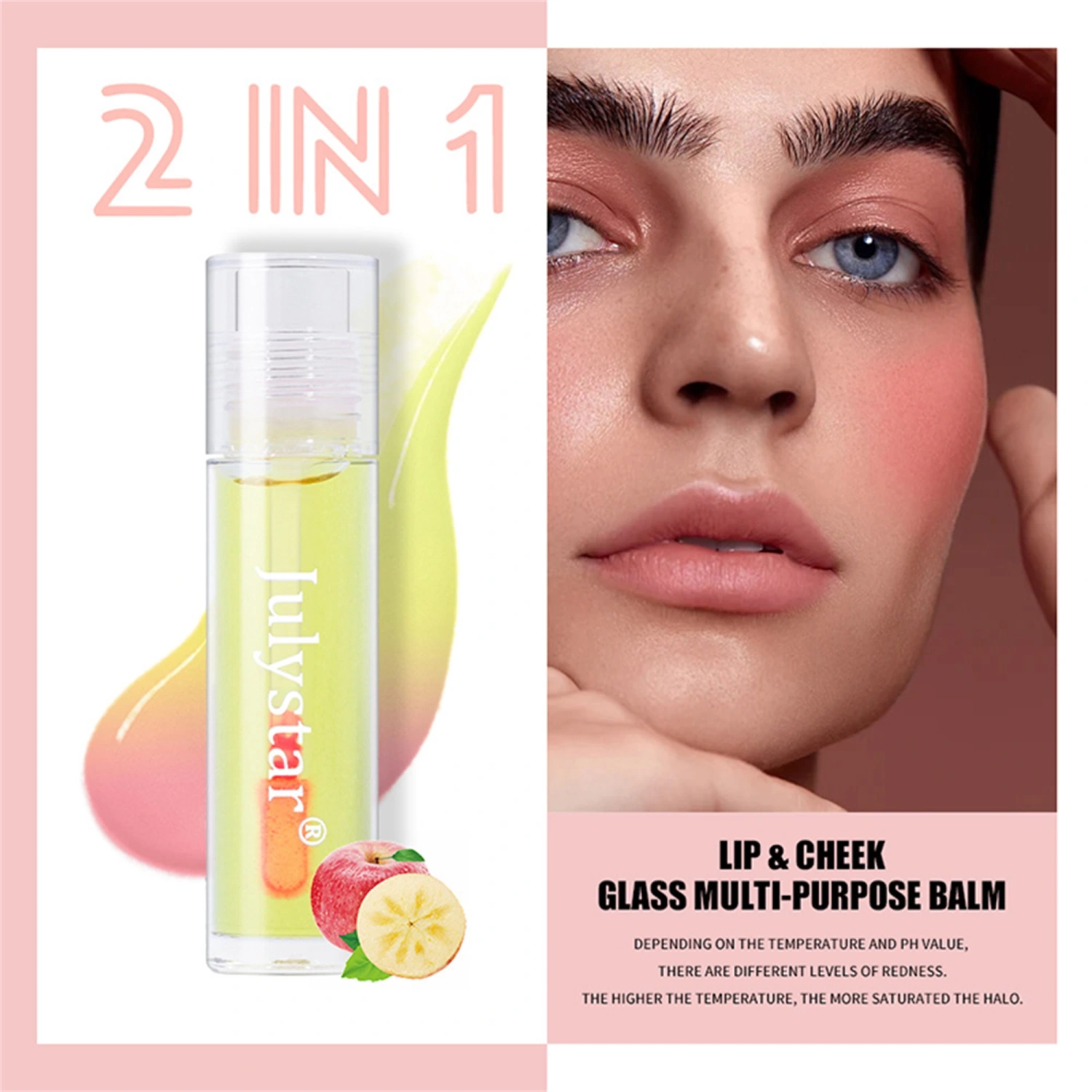 Color Changing Liquid Blush Moisturizing Magical Blush Lip Gloss