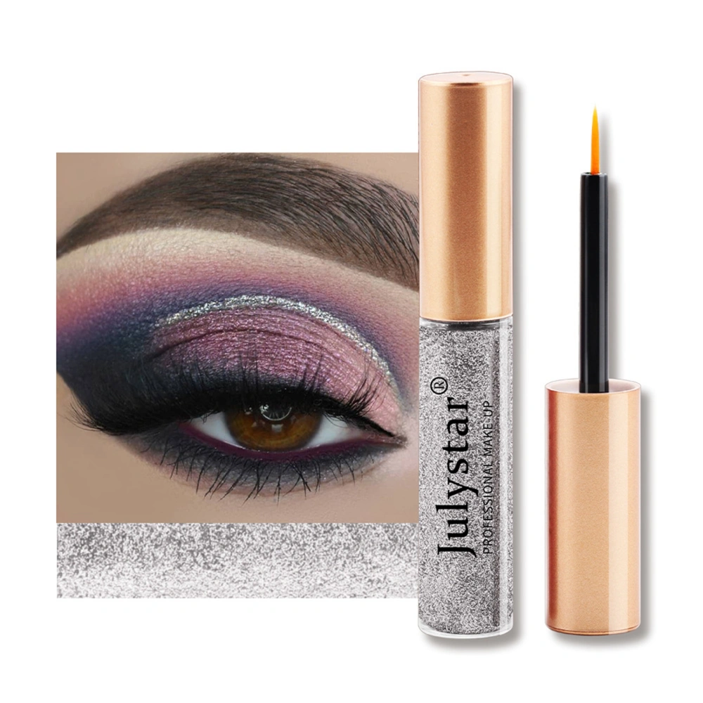 Liquid Glitter Eyeliner Waterproof Long-Lasting Sparkle Eye Shadow