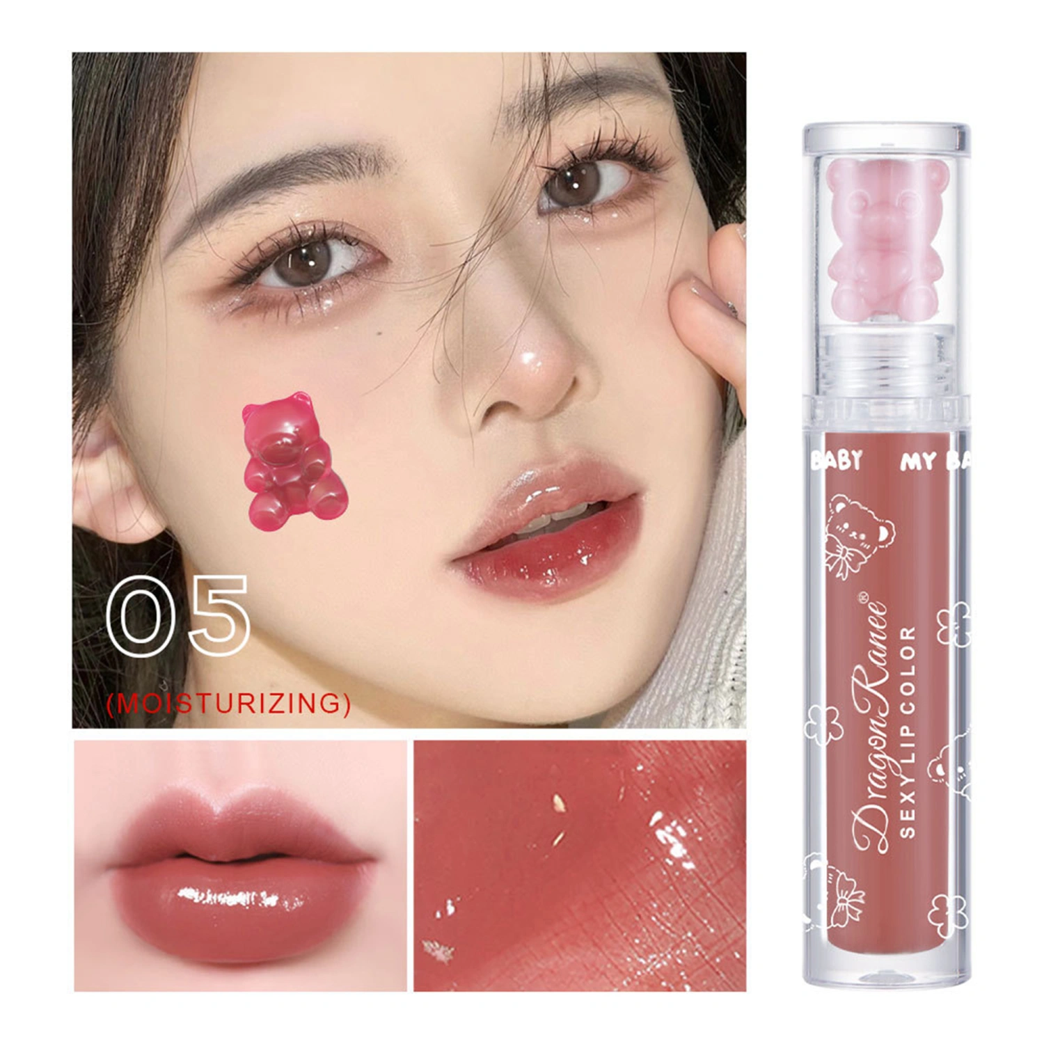 Glitter Lip Gloss, Lip Gloss, High Pigment Long Lasting Lipsticks