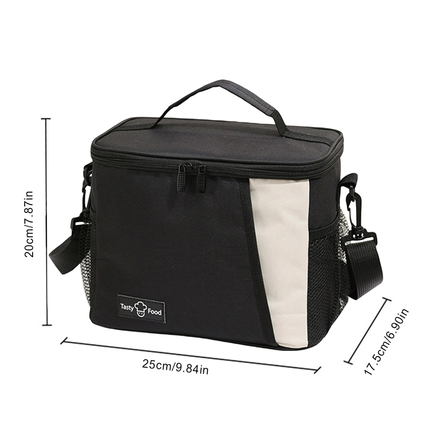 Insulated Lunch Bag Large Capacity Cooler Bag with Shoulder Strap