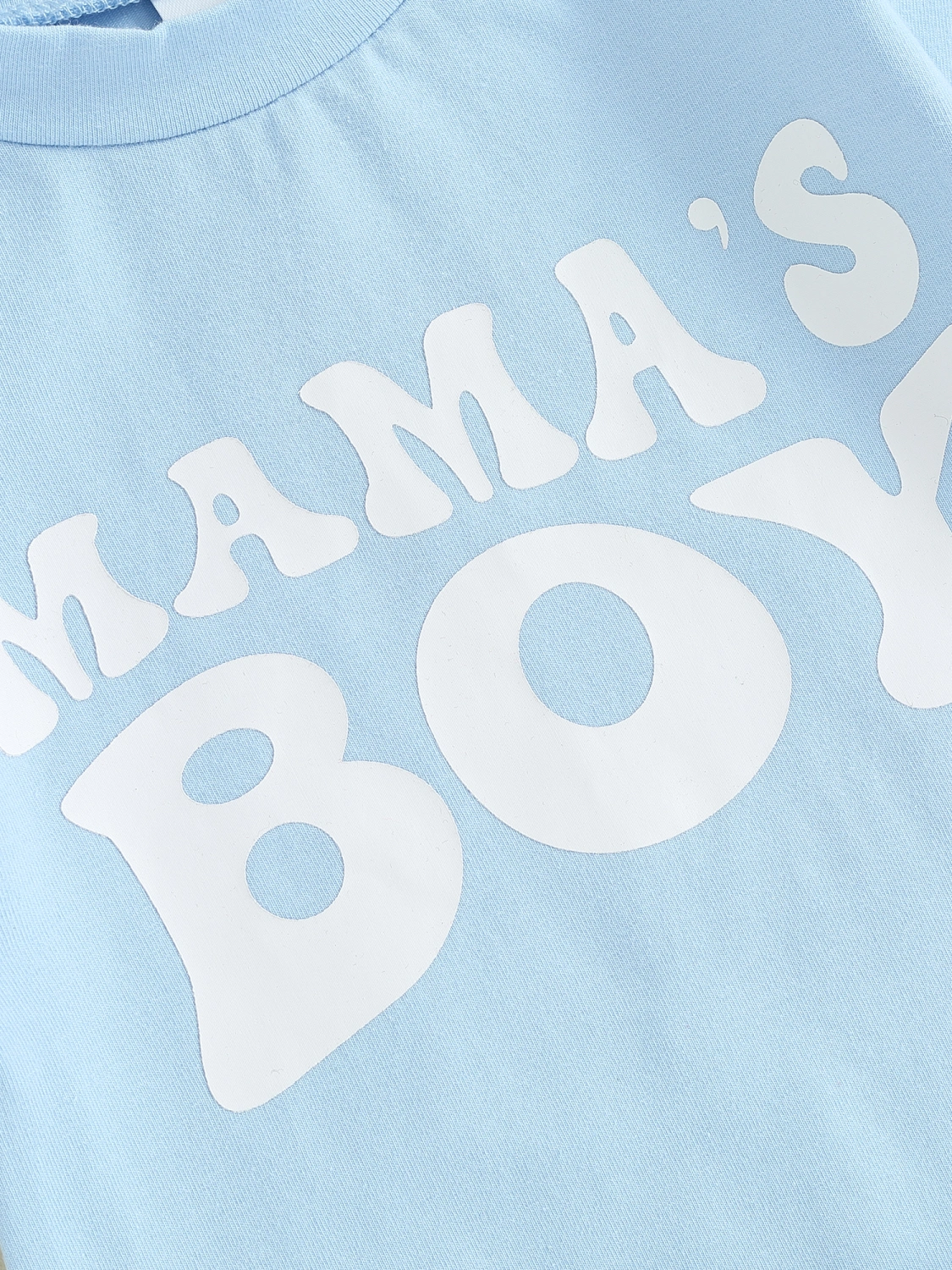 Infant Baby Boy Summer Jumpsuit Letter Print Round Neck Romper