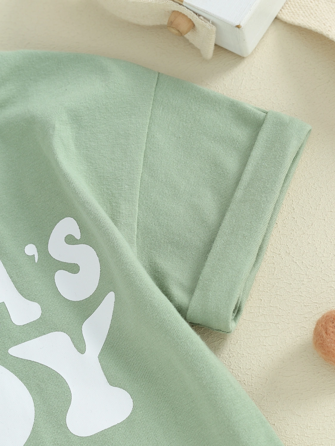 Infant Baby Boy Summer Jumpsuit Letter Print Round Neck Romper