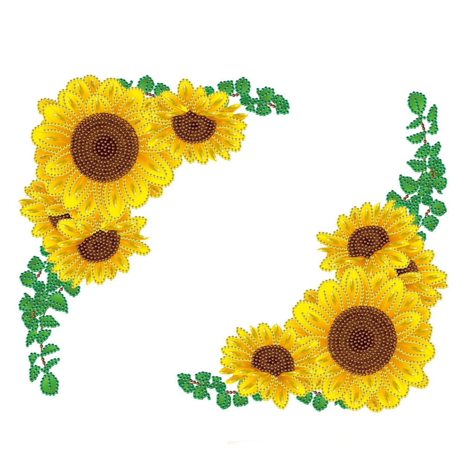 Sunflower Diamond Painting Kit, Full Drill DIY Wall Sticker Art Craft