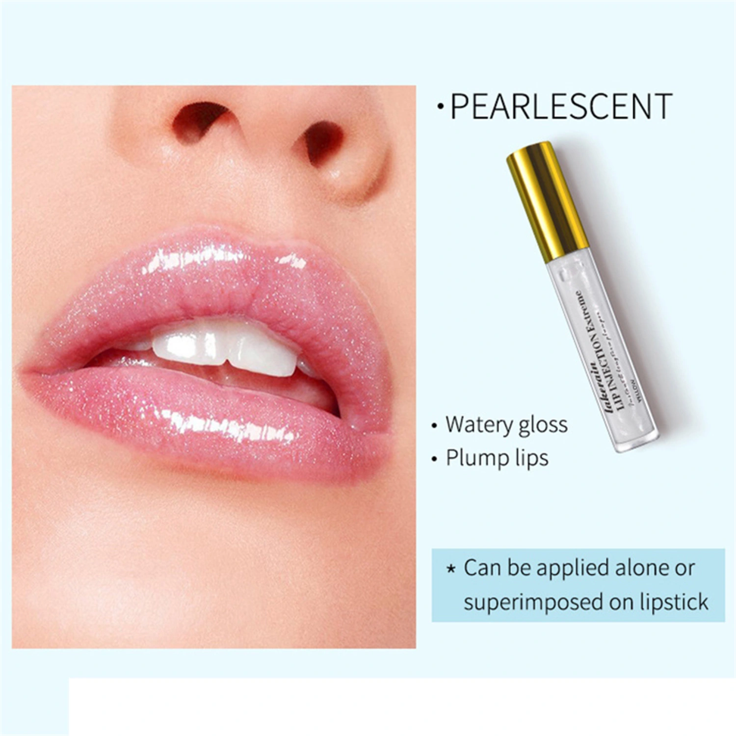 Moisturizing Lip Oil Hydrating Clear Lip Gloss Natural Lip Plumper 