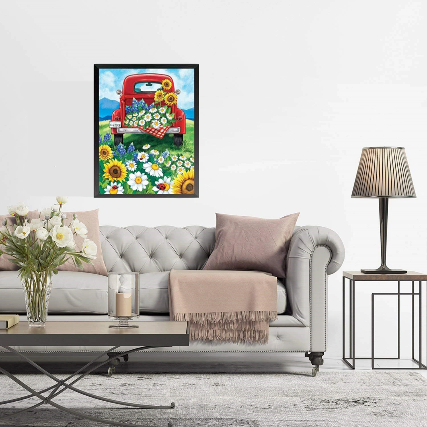 5D Diamond Painting Kits Car Flower Landscape DIY Art Painting