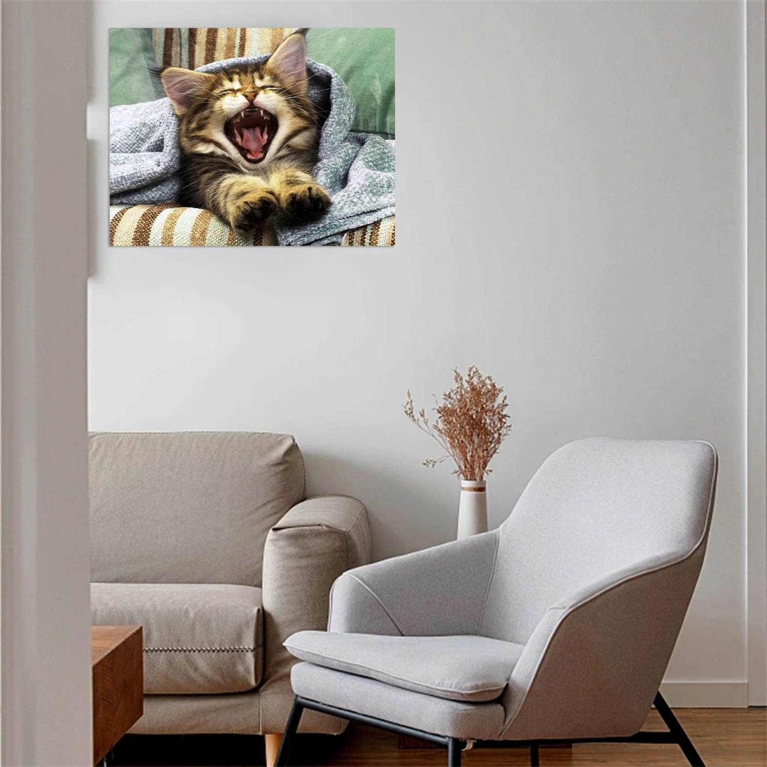 Cat Diamond Painting Kit, Full Drill 5D DIY Art Craft Home Decor