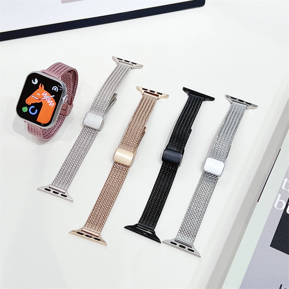 Wheat Magnetic Buckle Metal Stainless Steel Strap