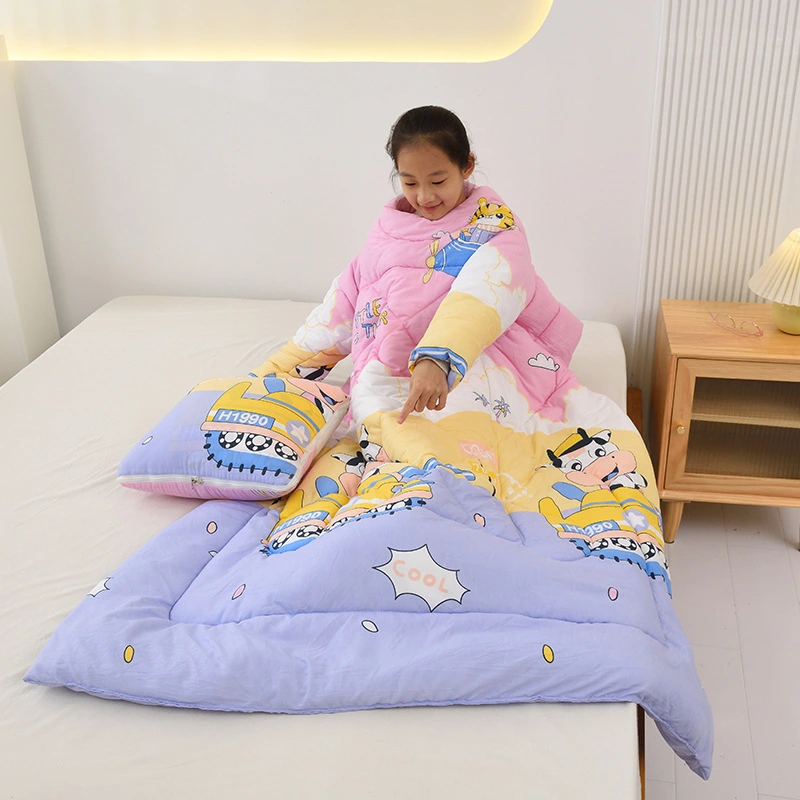 Quilt One-piece With Sleeves Children's Anti-kick