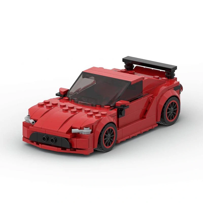 Creative 8-grid Car Classic Toy Racing Building Blocks Toy