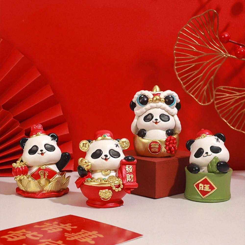 Creative Cartoon Cute Panda Superstar Shaped Doll Ornaments