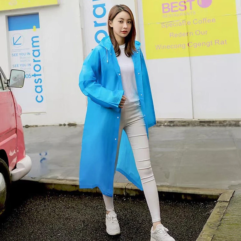 Non-disposable Eva Outdoor Travel Raincoat