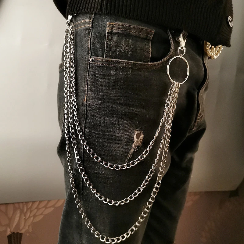 Fashion Metal Waist Chain Multi-layer Denim Pants Chain