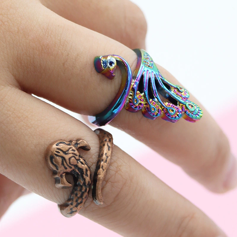 Women's Crochet Wool With Thread Artifact Ring