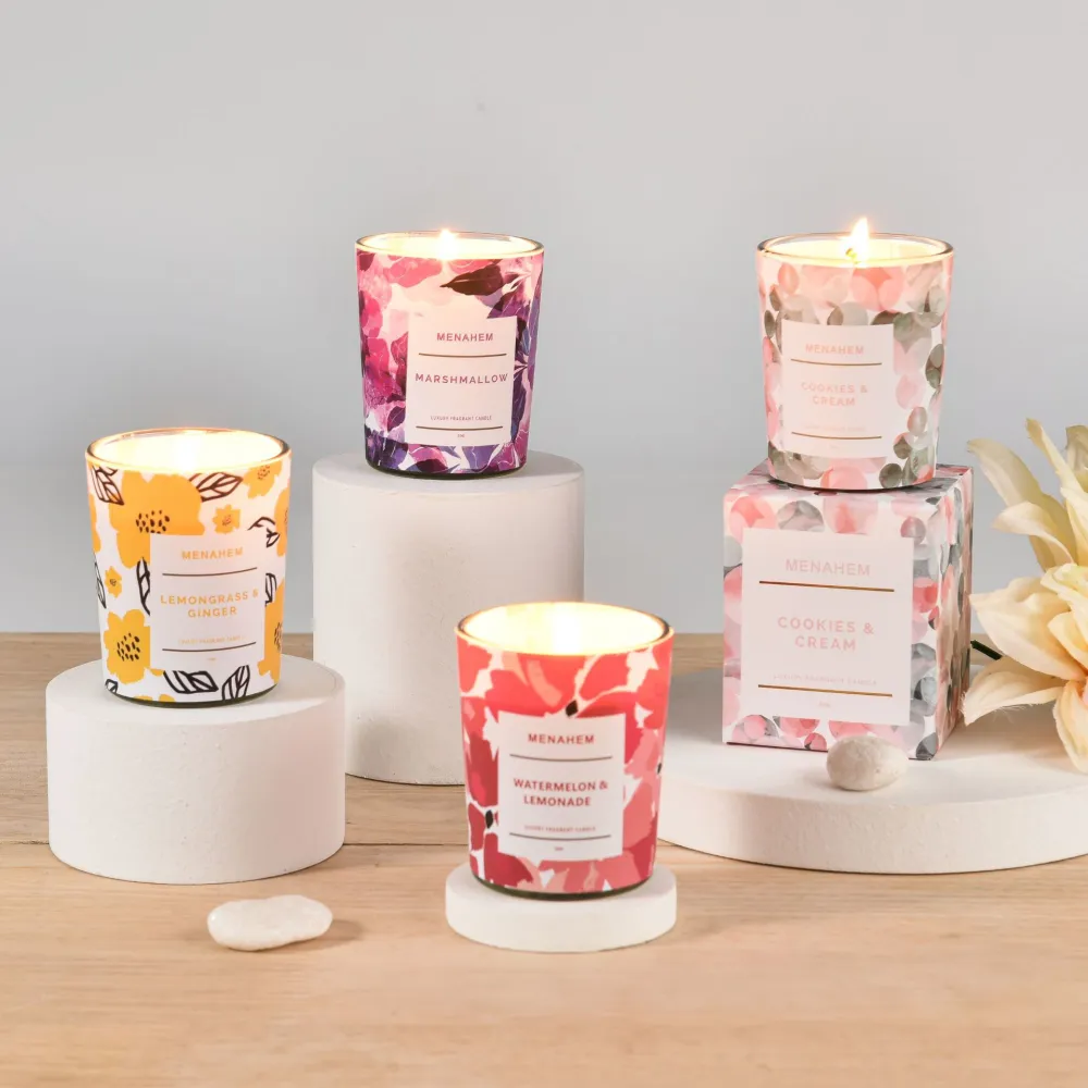 Smoke-free Aromatherapy Candle Flower Gift