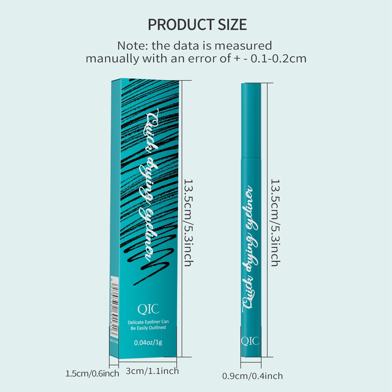 Liquid Eyeliner Pen, Quick Dry Smooth Waterproof Smudge-proof Eyeliner