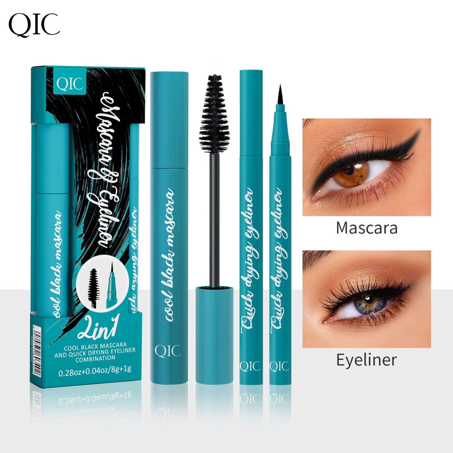 Mascara and Eyeliner Kit Mascara Volume and Length,Mascara Eyeliner