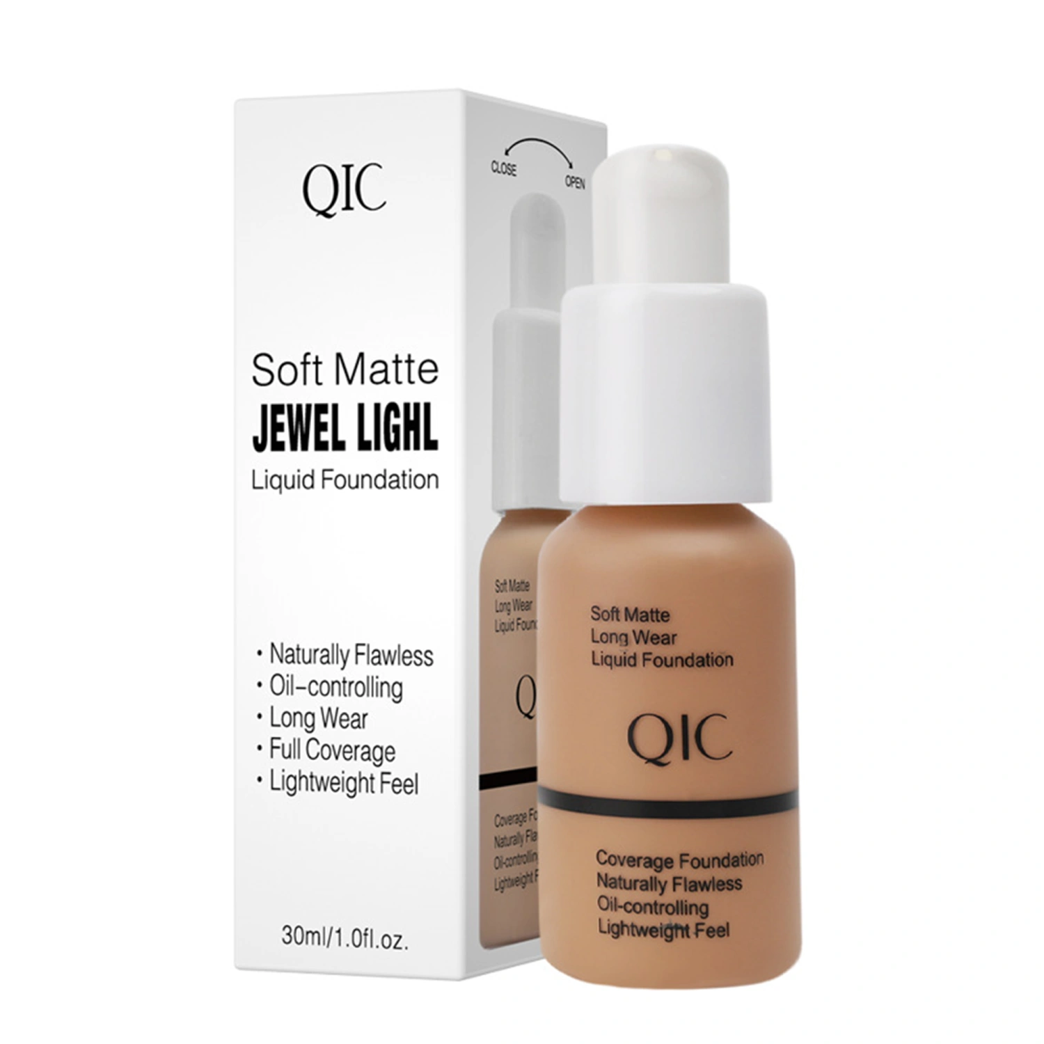 Flawless Finish Foundation Oil Control Long Lasting Liquid Foundation