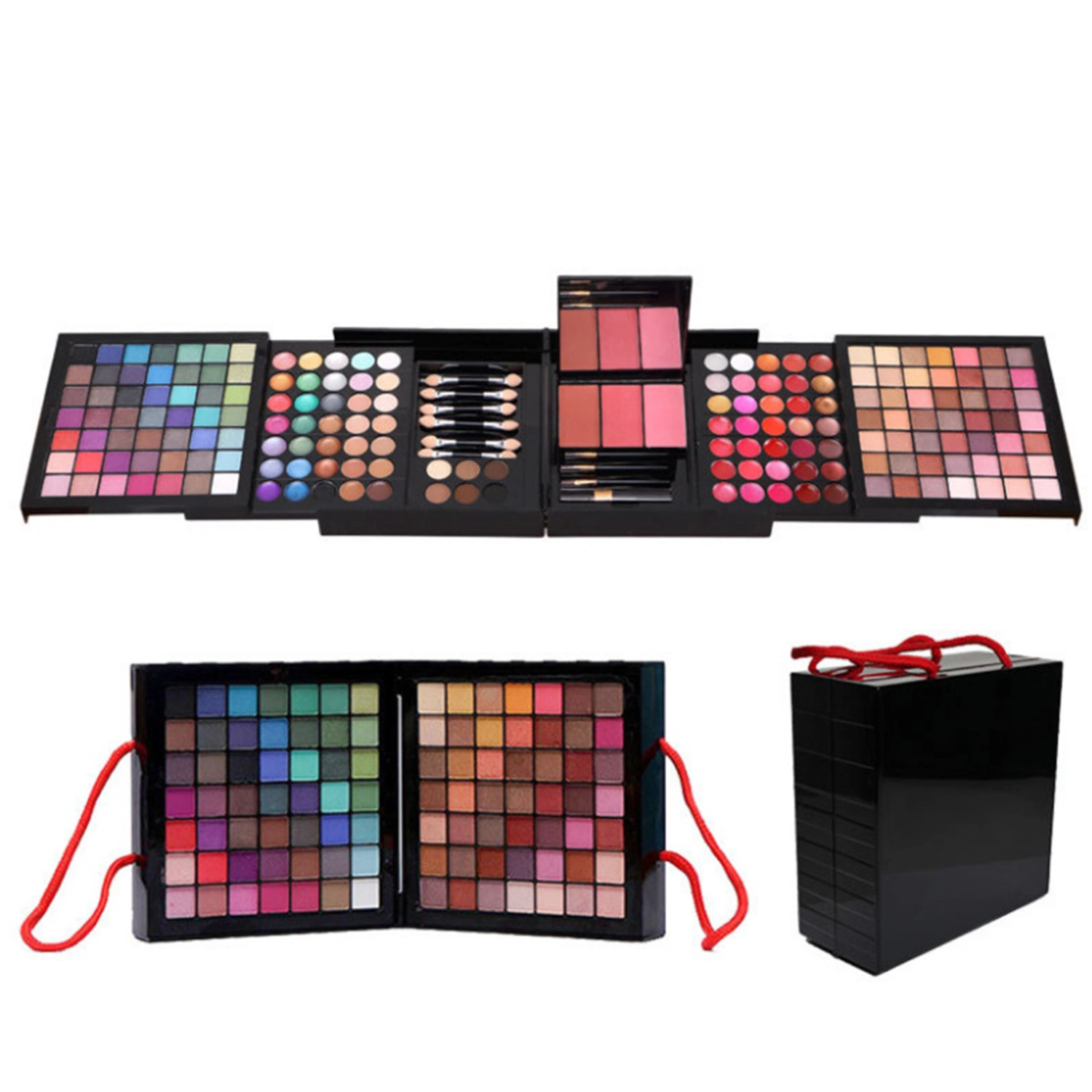All In One Makeup Kit with Mirror 177 Colors Eyeshadow Lip Gloss Kit