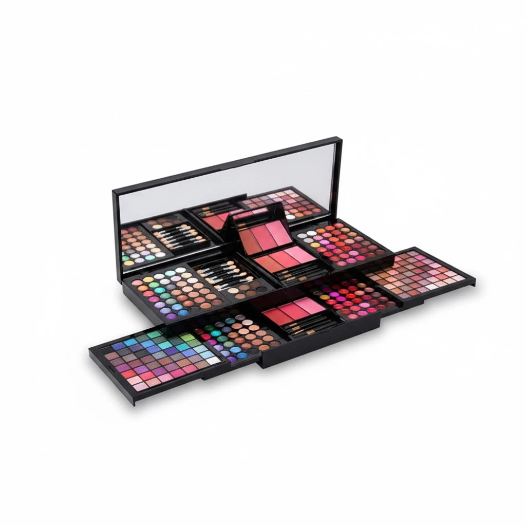 All In One Makeup Kit with Mirror 177 Colors Eyeshadow Lip Gloss Kit