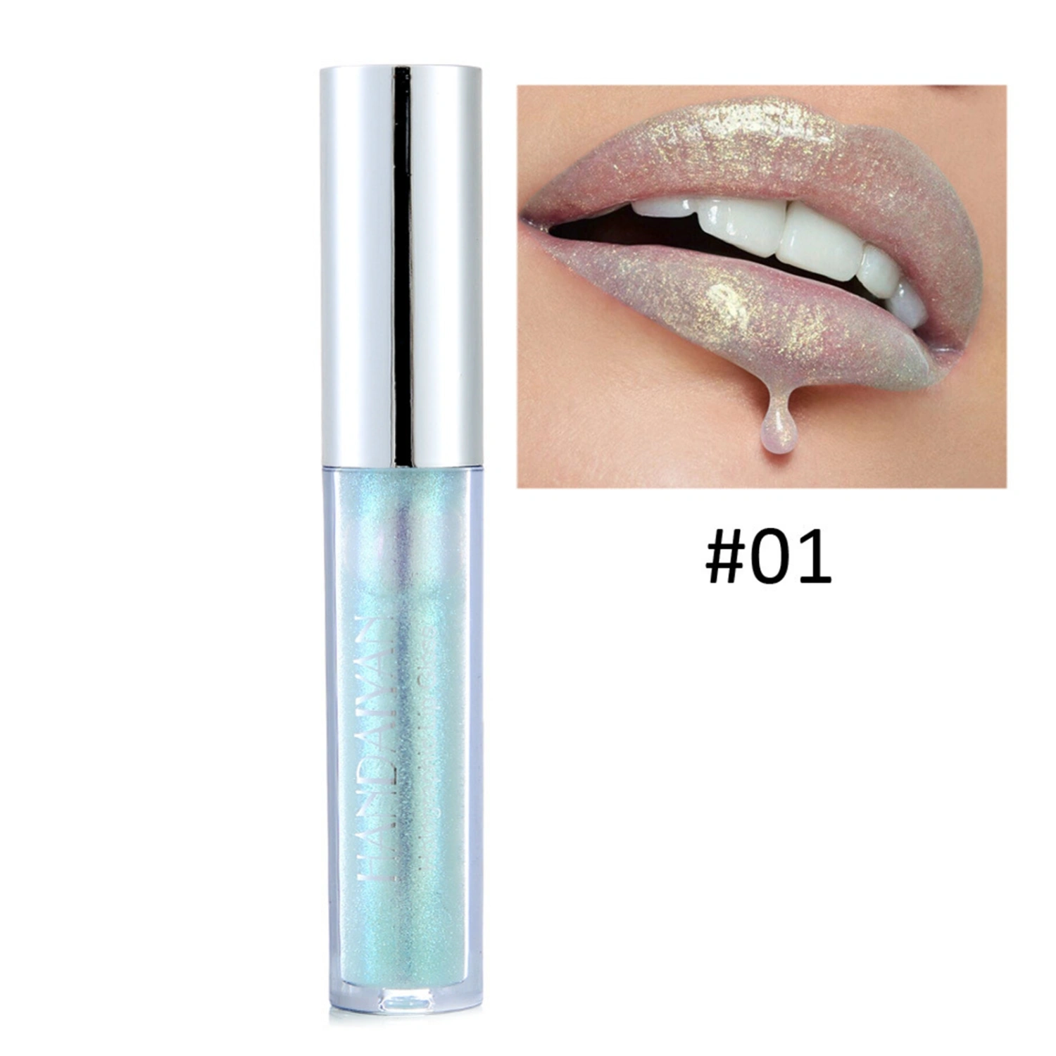 Shimmer Mermaid Lip Gloss Long Lasting Shiny Glitter Liquid Lipstick