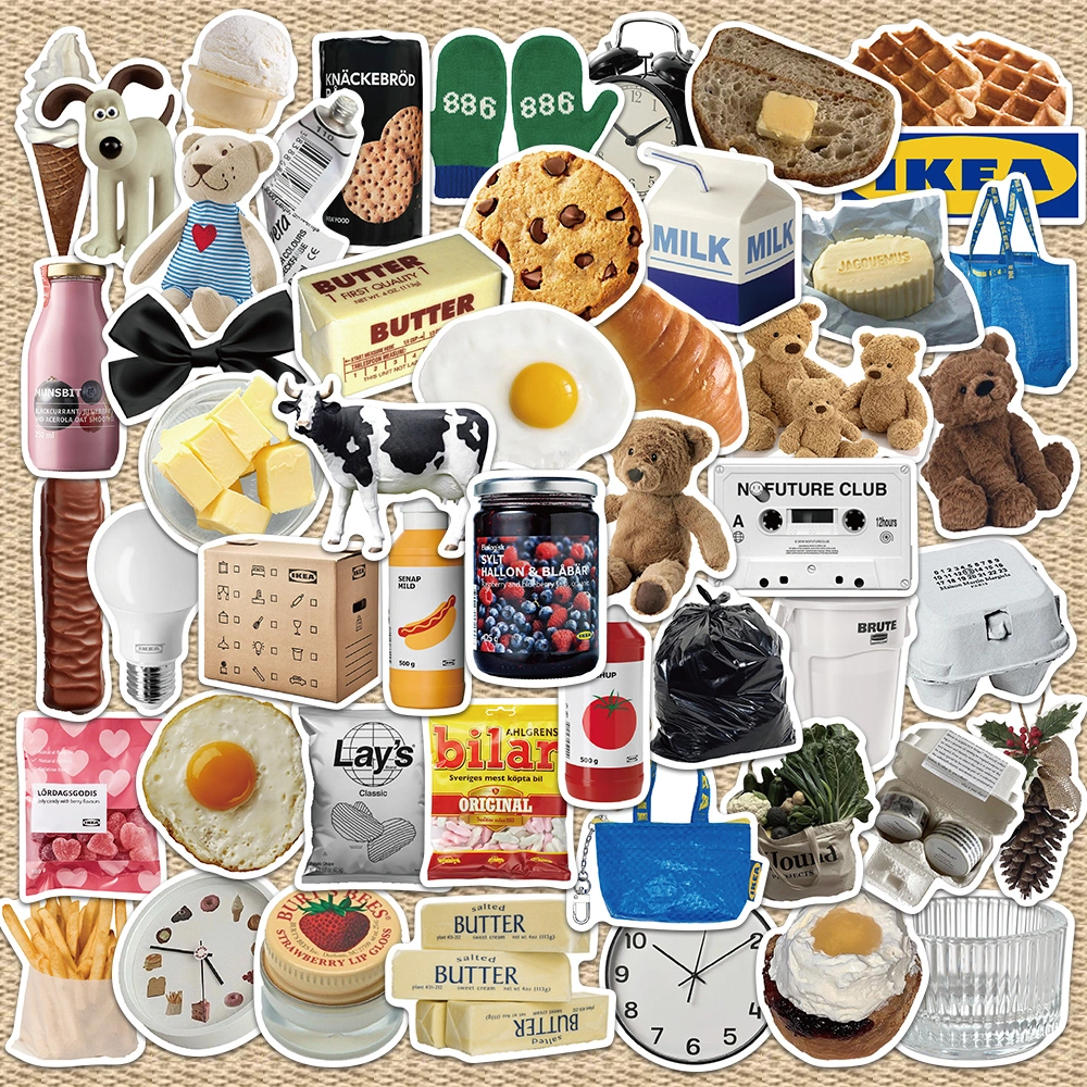 Instagram Korean Cheese Notebook Sticker