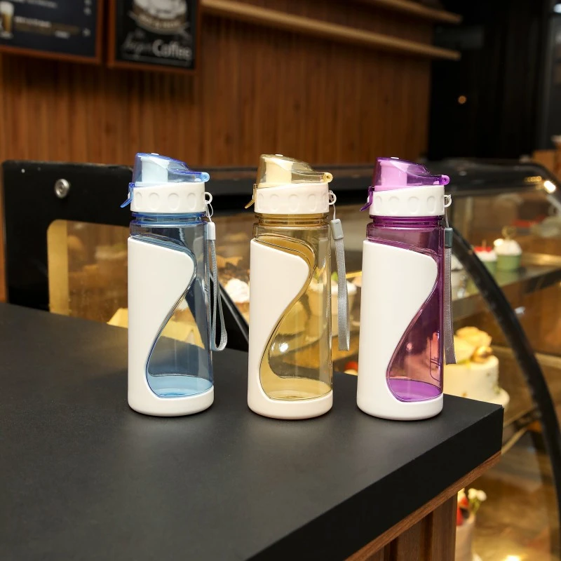 Popular Portable Cup Sports Sports Bottle Double-layer Plastic Cup