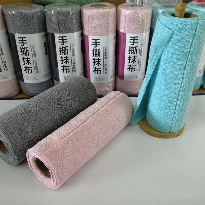 Hand-tearing Rag Non-disposable Reel Type