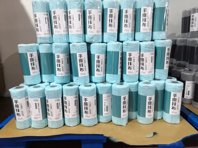 Hand-tearing Rag Non-disposable Reel Type