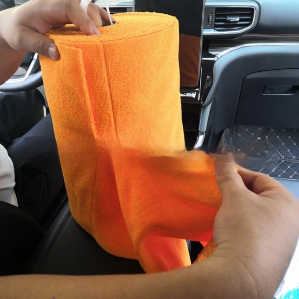 Reel-type Tearable Car Wash Ultra-fine Fiber Clean Towels