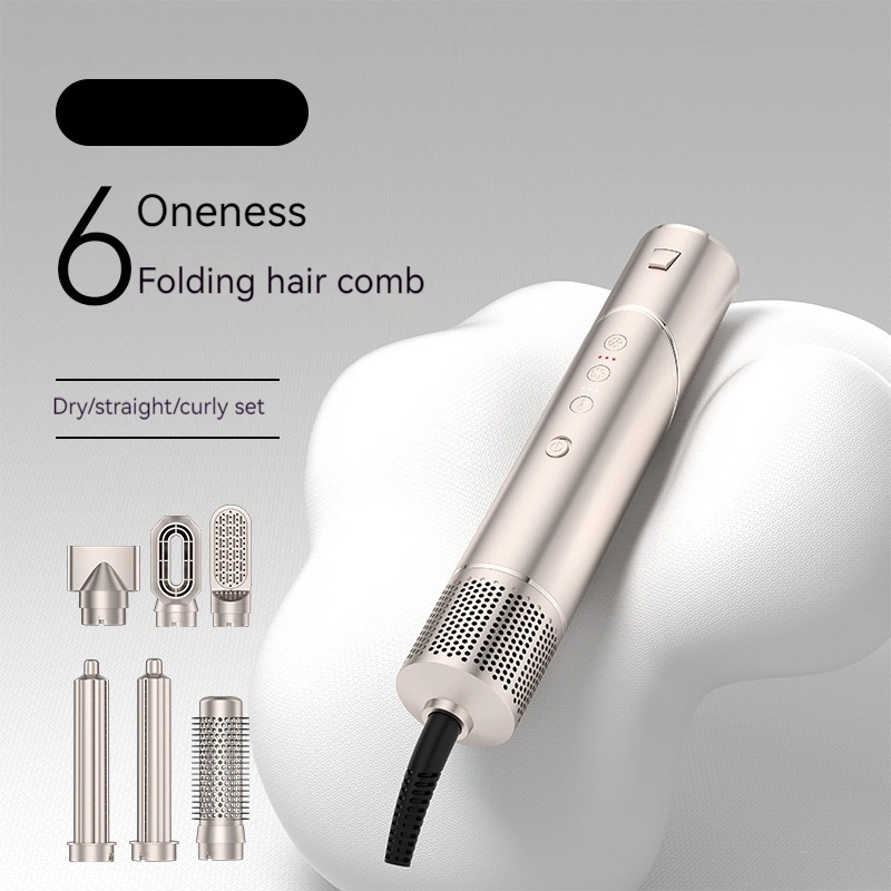 Six-in-one Hot Air Comb Folding Multifunctional